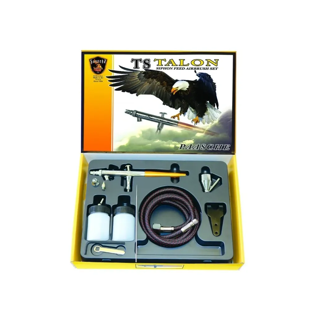 Paasche TS Talon airbrush set in its case