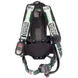 Self-contained breathing apparatus harness